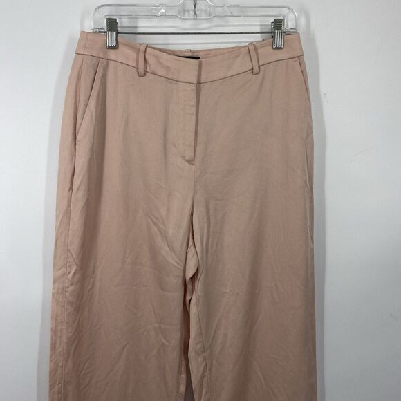 J Crew Womens Ingrid Pants size 8 Peach Gramercy Twill High Rise - Picture 6 of 14